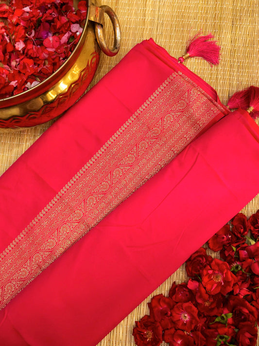 Banarasi Silk Saree With Border work