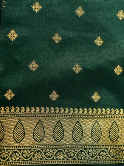 Banarasi Silk Saree With Allover buti work