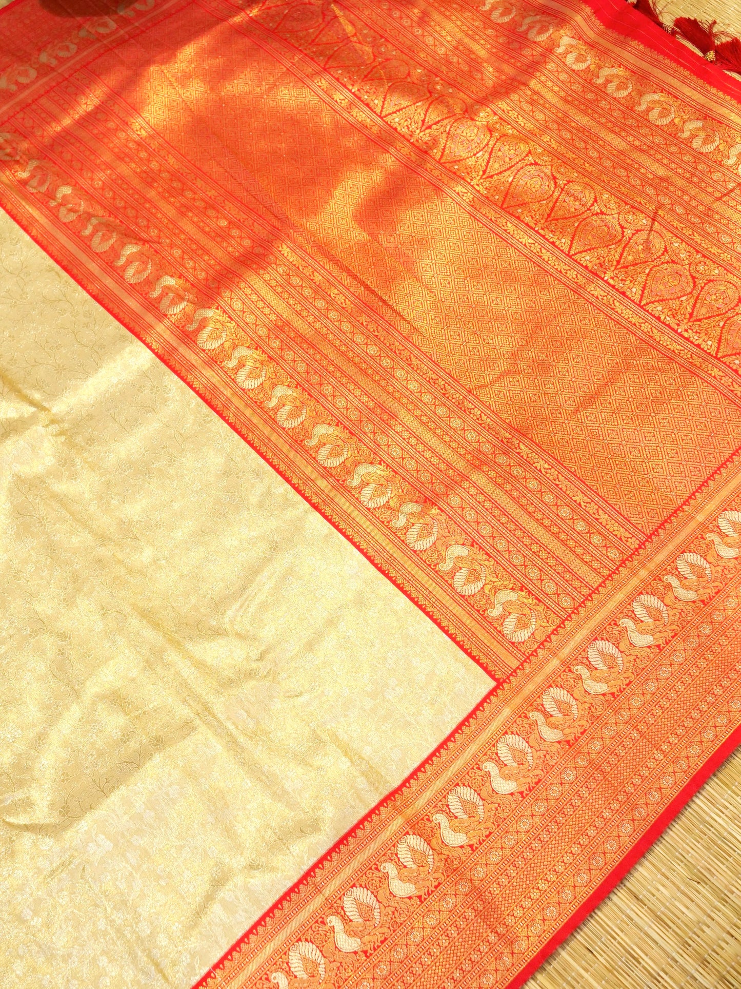 Banarasi Silk Saree with Paithani Border