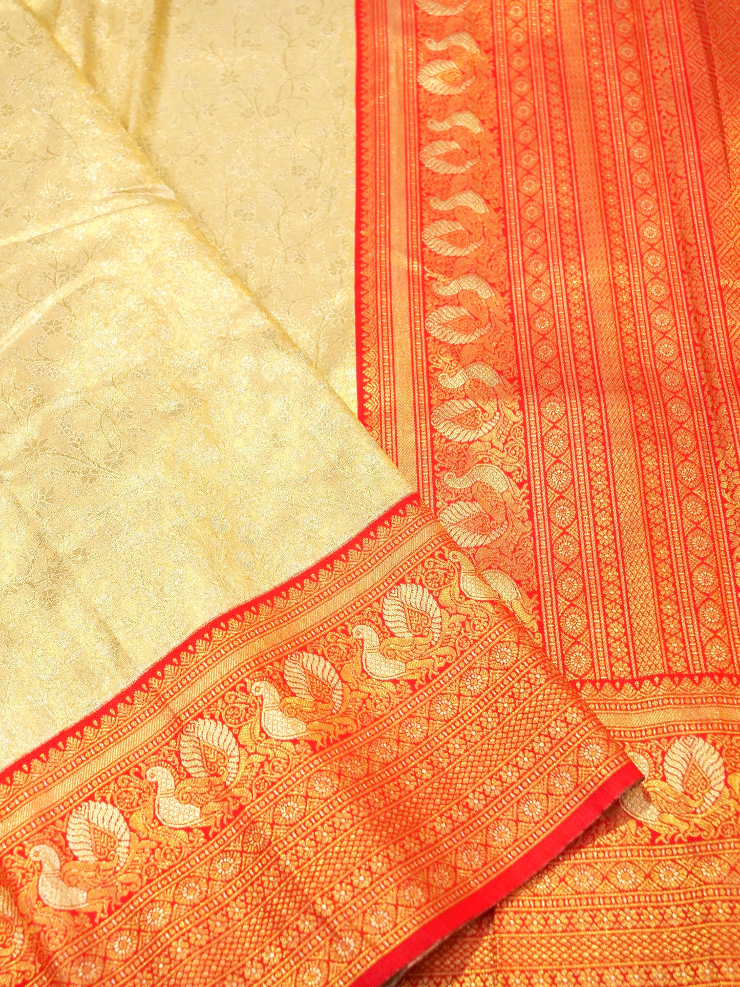 Banarasi Silk Saree with Paithani Border