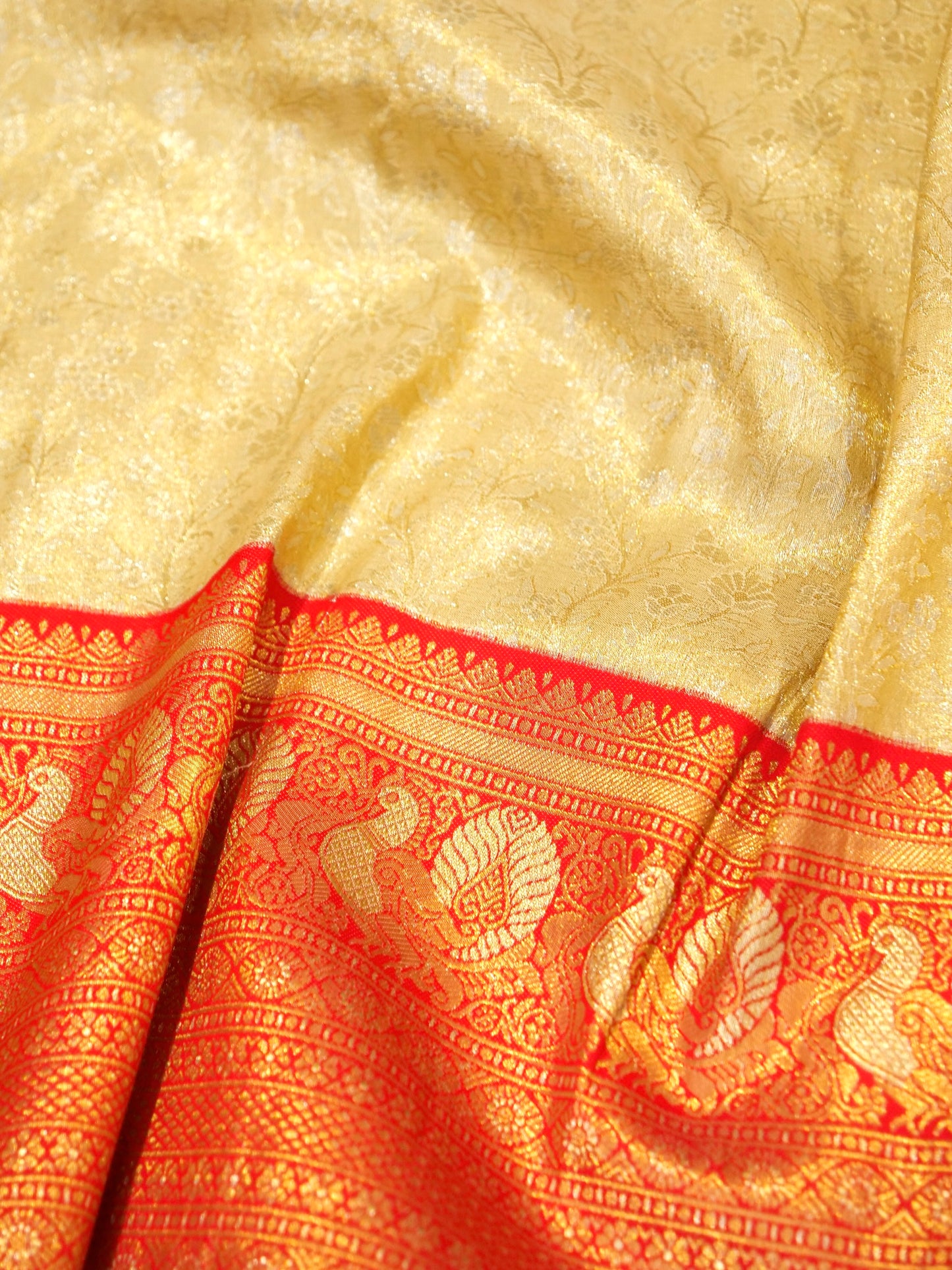 Banarasi Silk Saree with Paithani Border