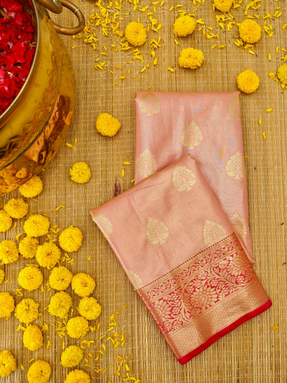 Banarasi Katan Soft Silk Saree with allover Buta Work