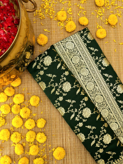 Banarasi Katan Silk Saree with Buta and Jaal work