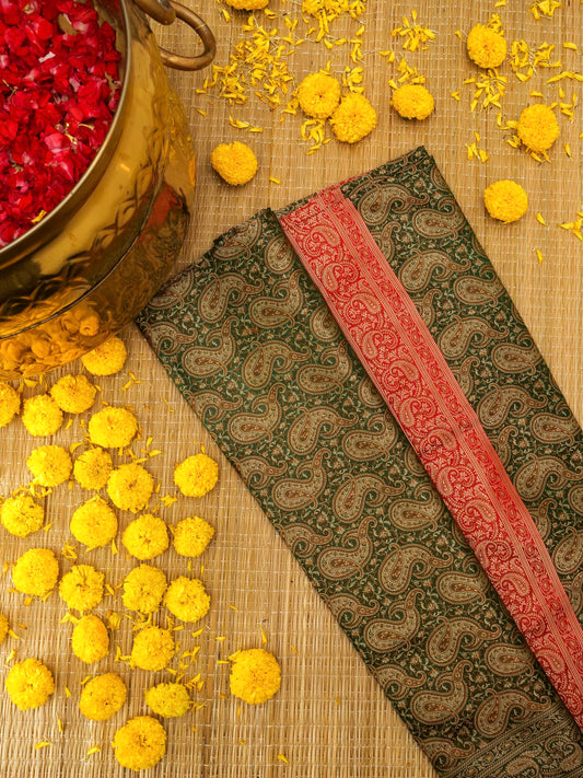 Banarasi Silk Saree with Allover Buta and jaal Work