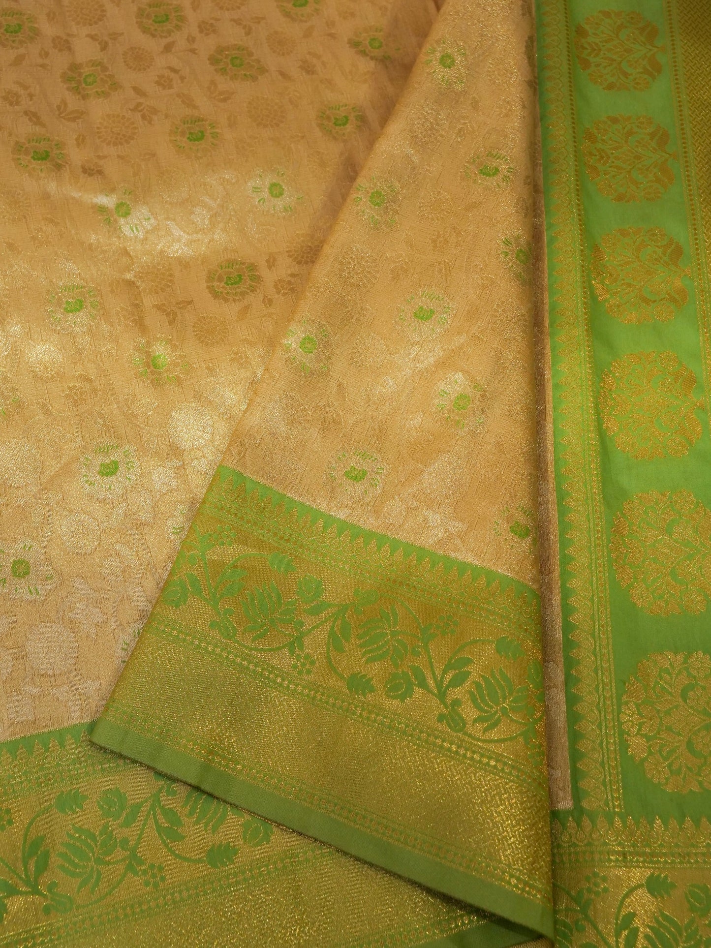 Banarasi Silk Saree with All Over Buta Work