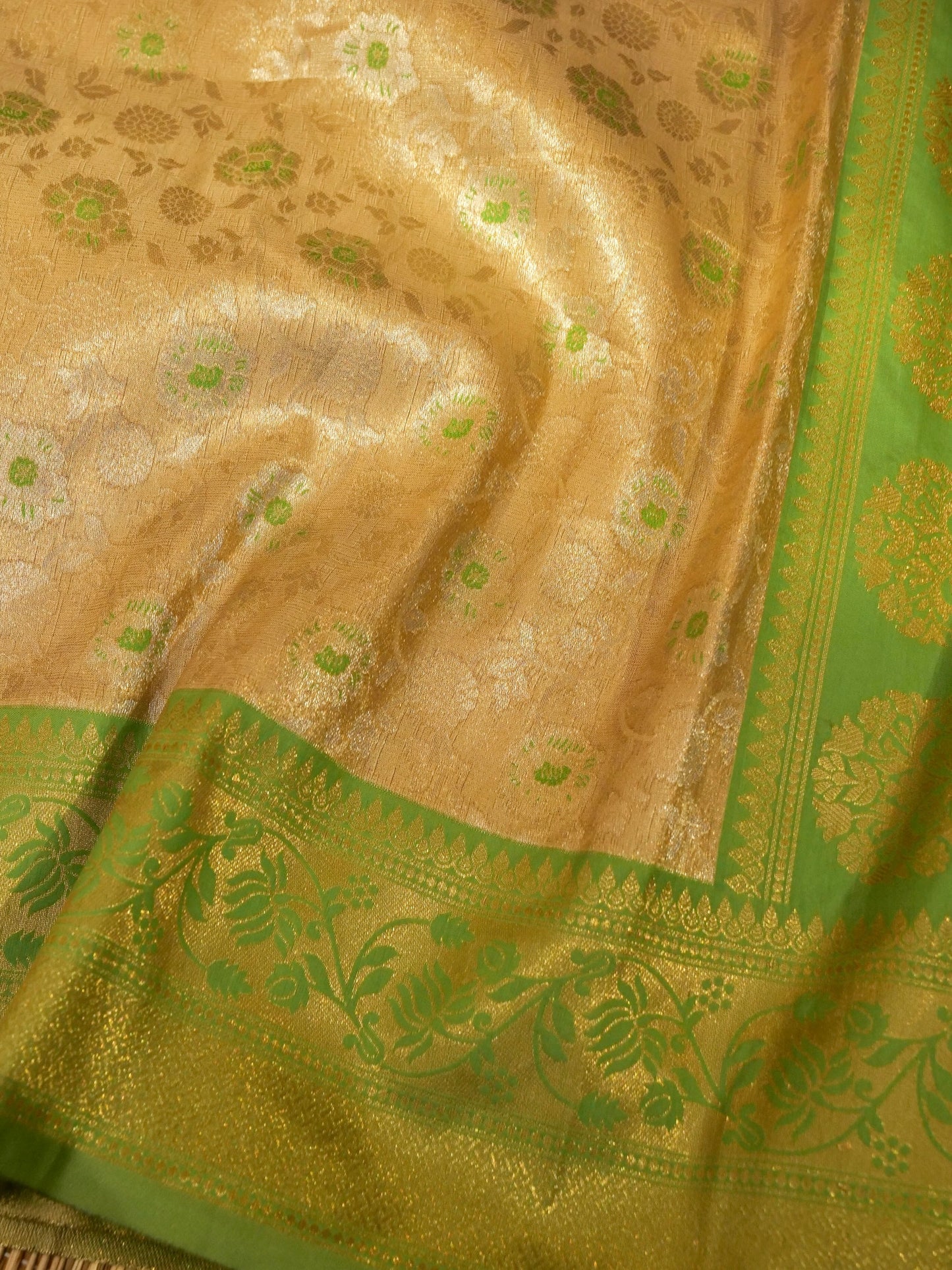 Banarasi Silk Saree with All Over Buta Work