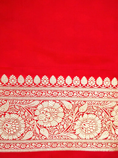 Banarasi Katan Silk Saree with Allover Buti Work