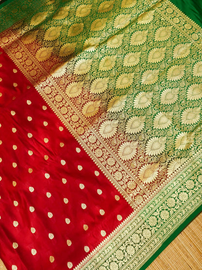 Banarasi Silk Saree with allover buti work