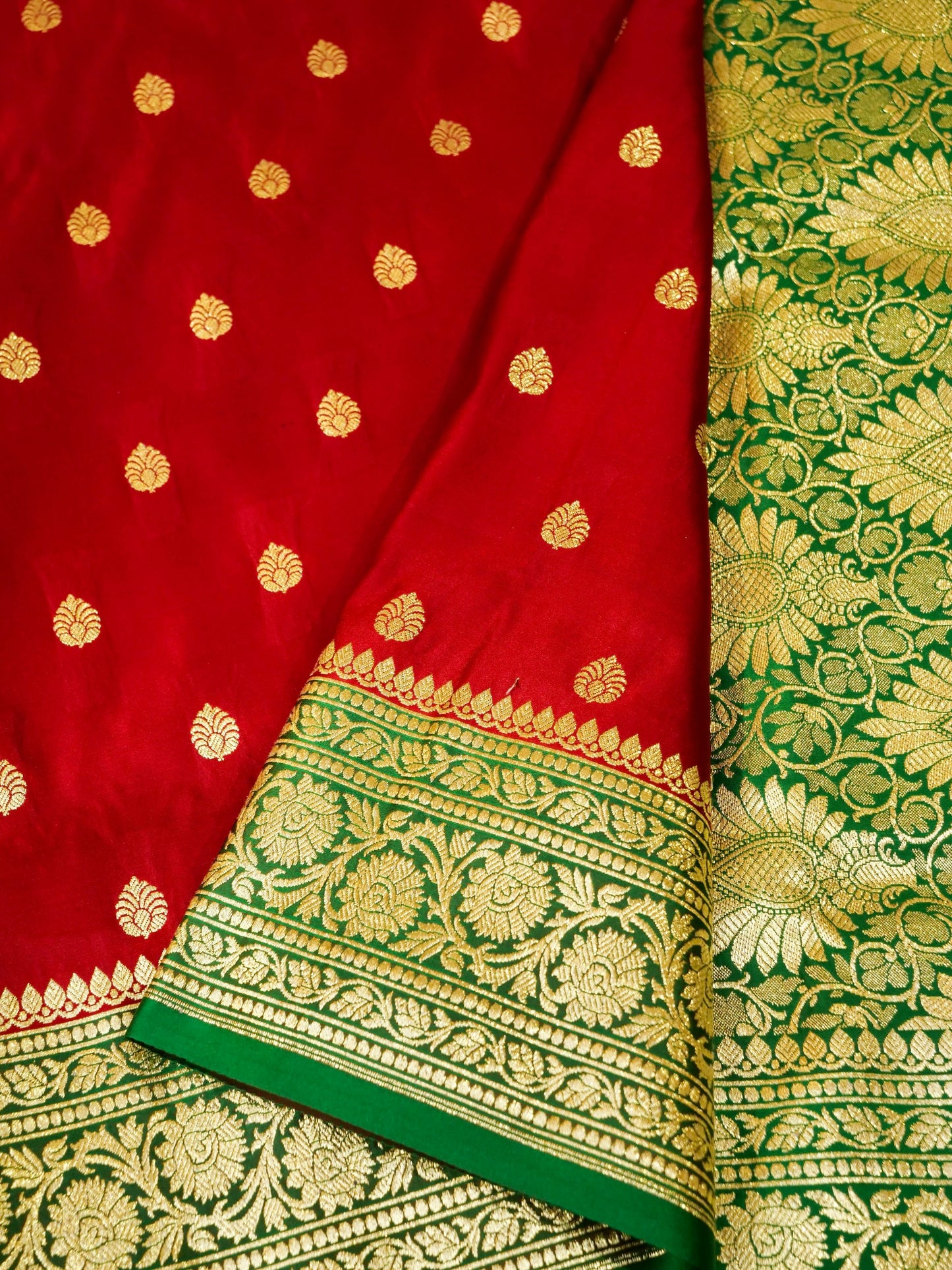 Banarasi Silk Saree with allover buti work