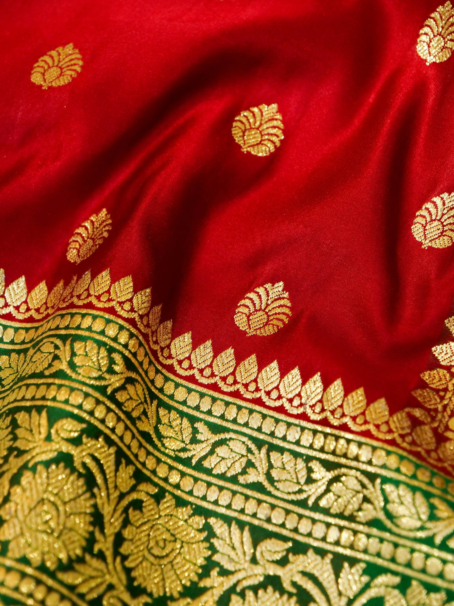 Banarasi Silk Saree with allover buti work