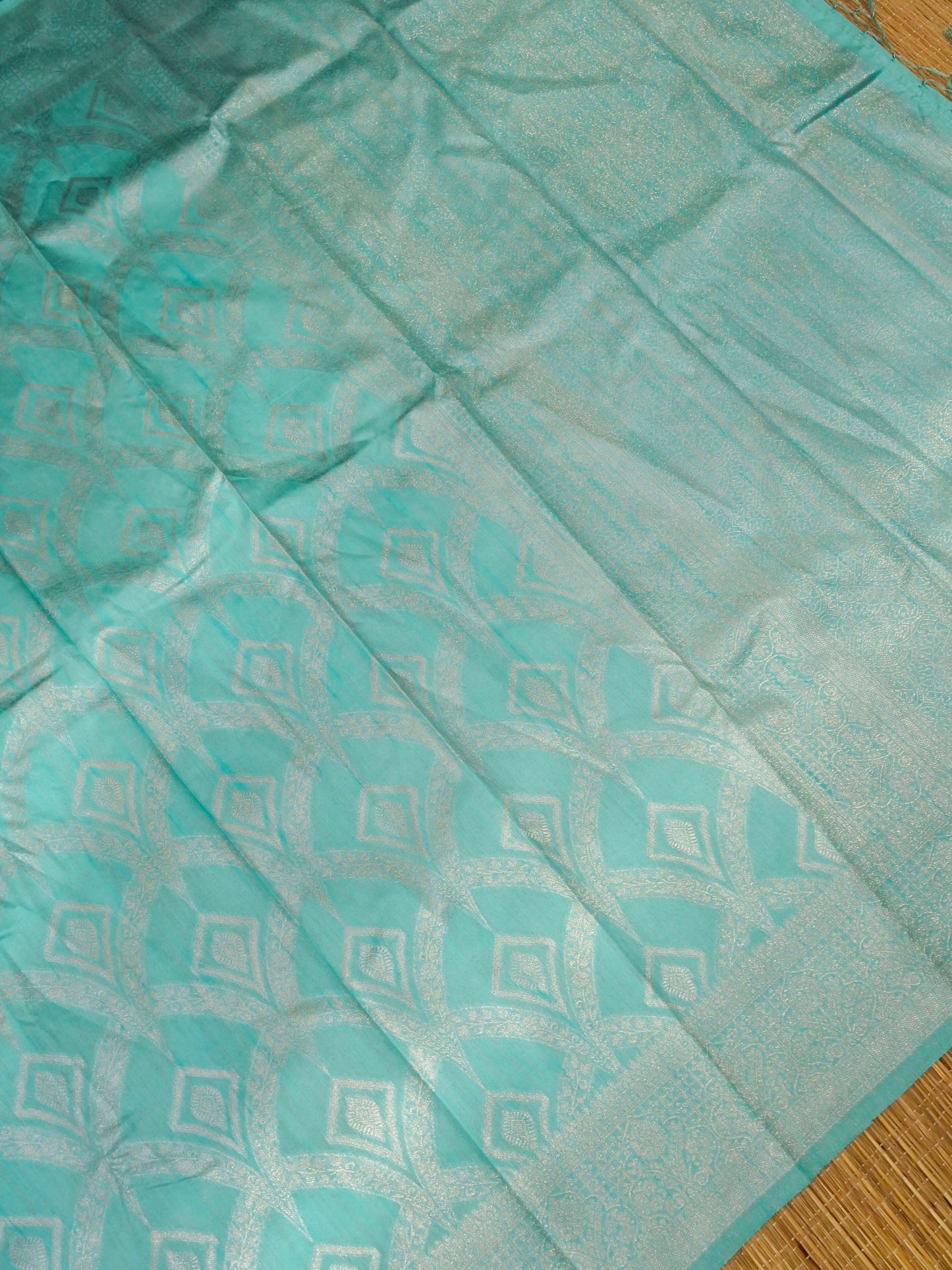 Banarasi Soft Silk Saree with Jaal Work