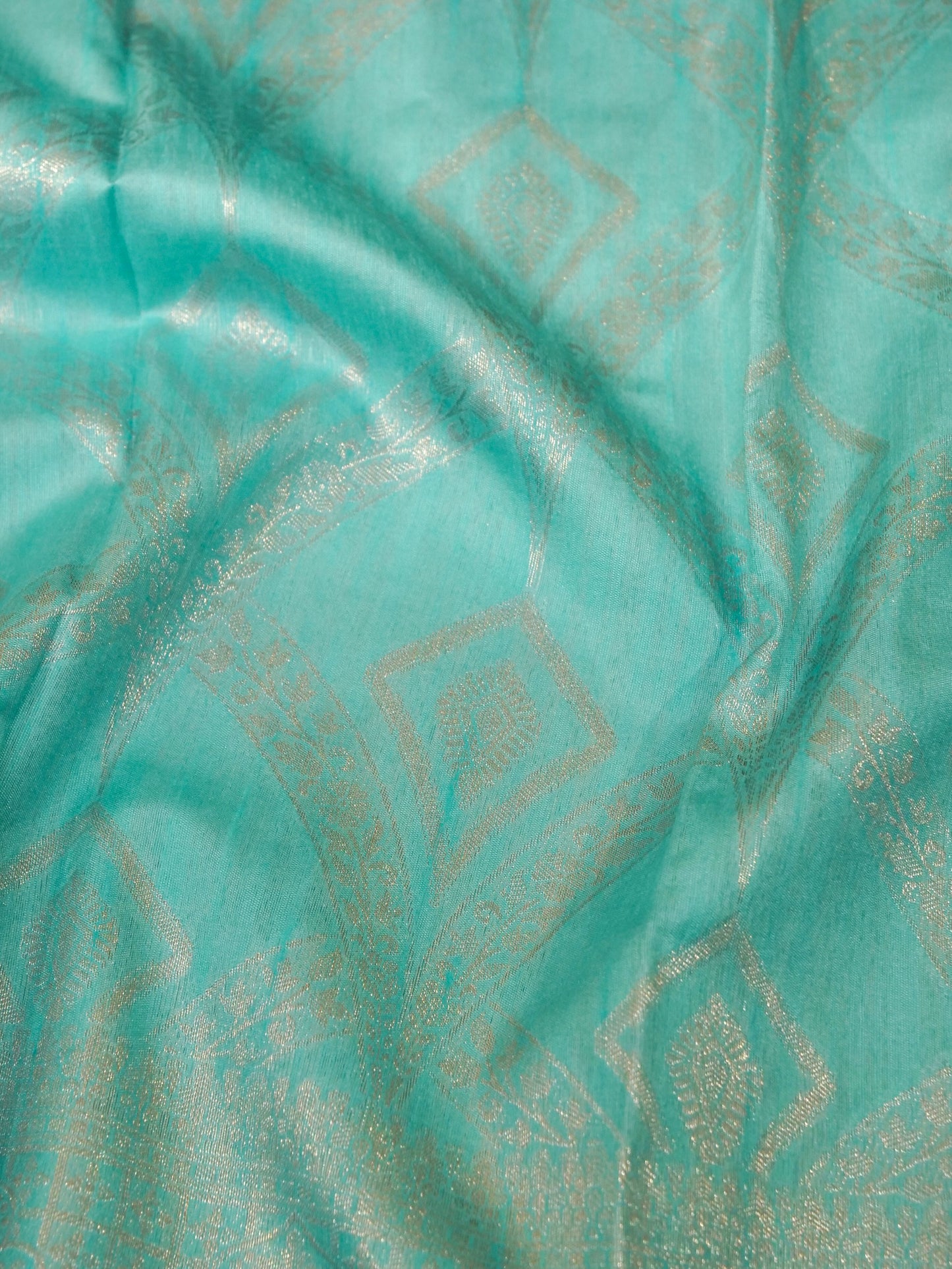 Banarasi Soft Silk Saree with Jaal Work